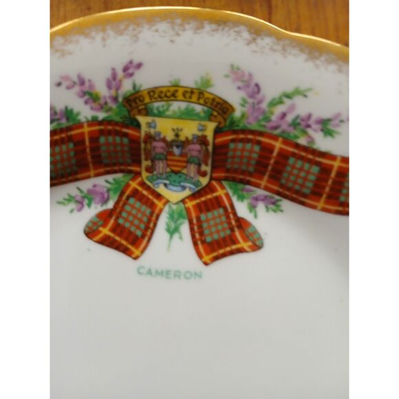 10 Royal Stafford Tartan Series Clan Plates Bread Butter 6" Gold Trim Scotland - Picture 11 of 12